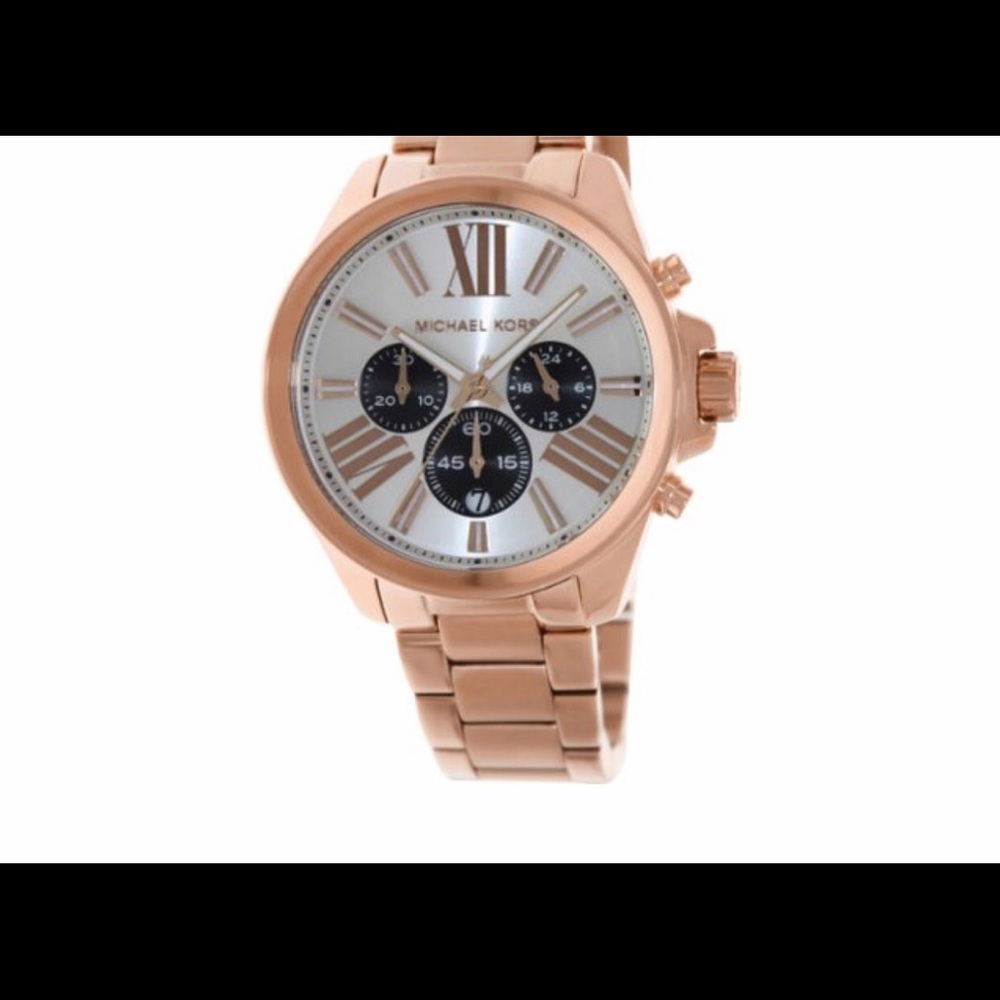 Michael Kors Rose Gold Watch-Large Face